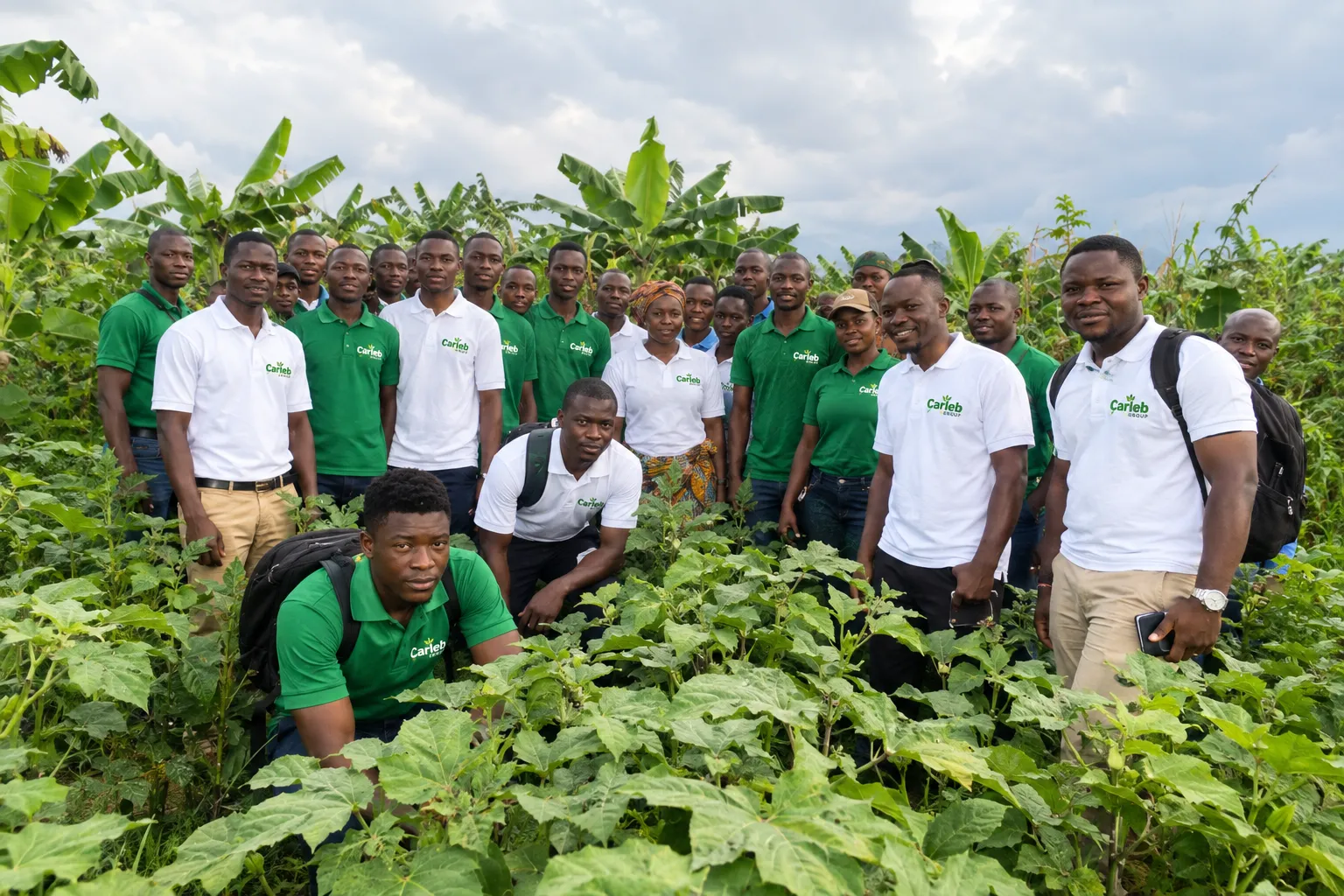 Équipe CARLEB GROUP sur le terrain